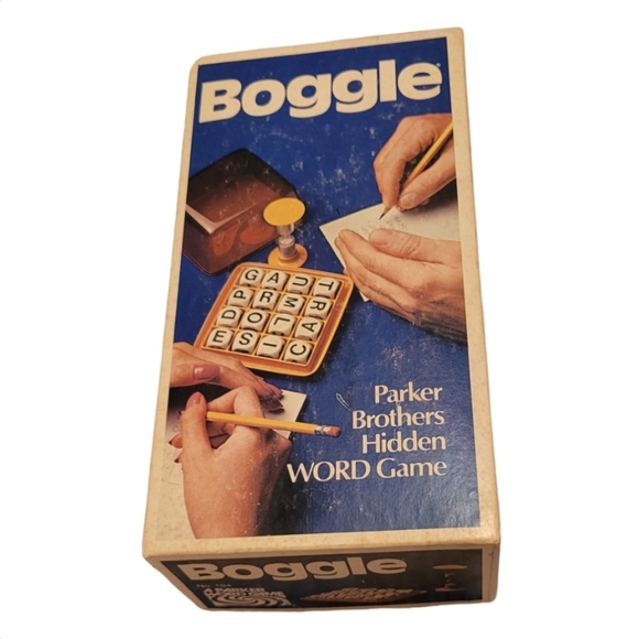 Vintage Boggle Word Game - Picture 2 of 3